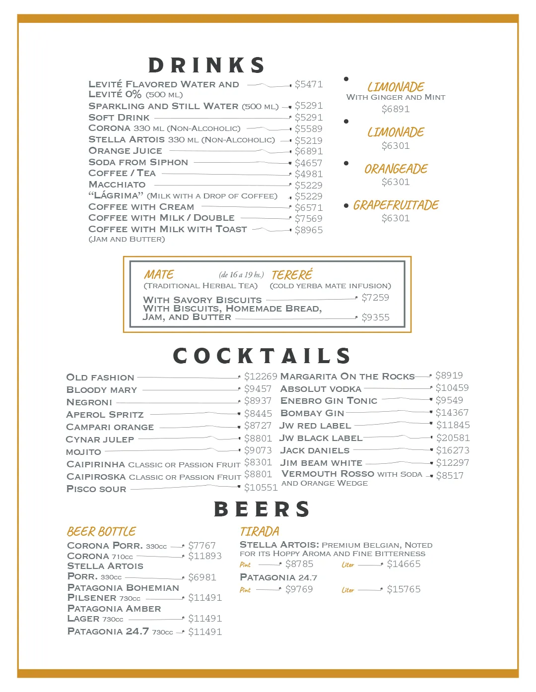Menu — Page 5