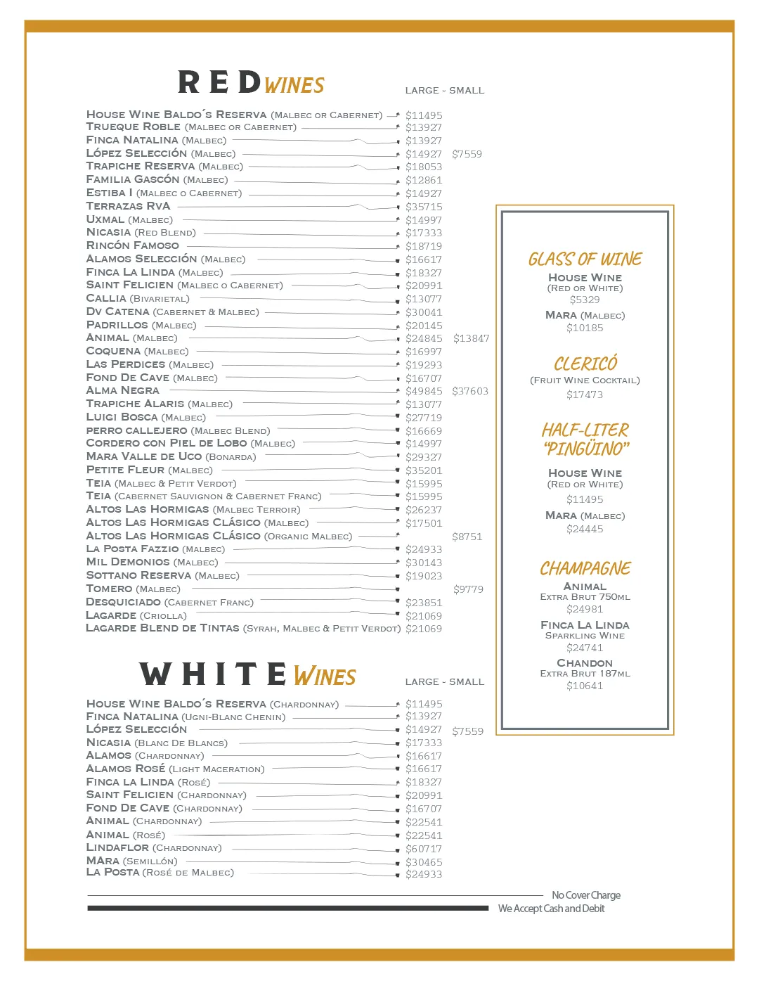 Menu — Page 6