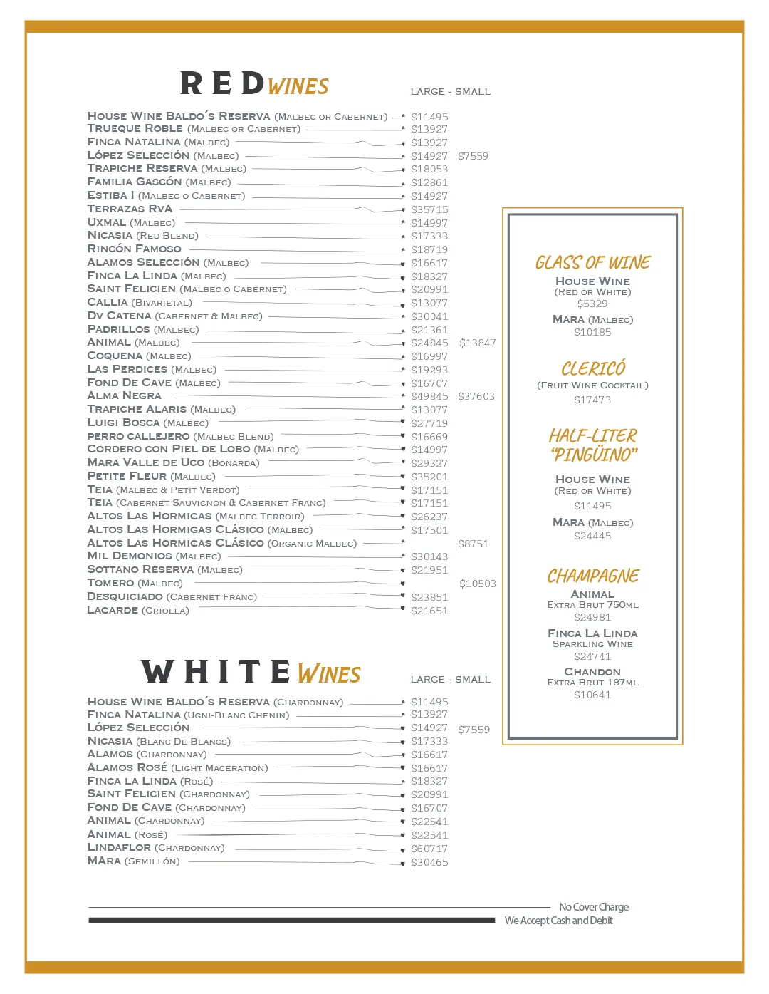Menu — Page 6
